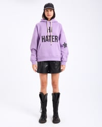 HATER HOODIE-PURPLE - صورة 2