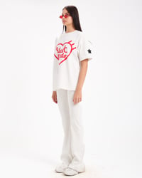 FAKE T-shirt -WHITE - صورة 5