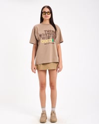 FAKE T-shirt -BEIGE - صورة 2