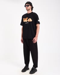 FAKE T-shirt -BLACK - صورة 4