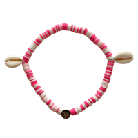 PINK & WHITE ANKLET 