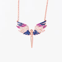 The angel necklace, multi-color - Image 2