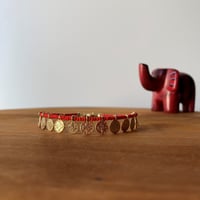 COINS ANKLET, RED - Image 1