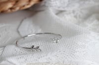 SILVER TREE LEAF BRACELET  - Image 3