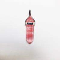 CHERRY QUARTZ STONE NECKLACE  - Image 2