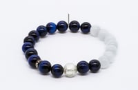BLUE WHITE GOLD BRACELET 