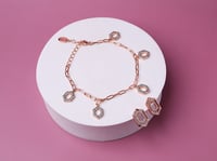  Hexa Earrings & Bracelet Set - Image 3