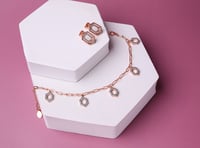  Hexa Earrings & Bracelet Set - Image 2