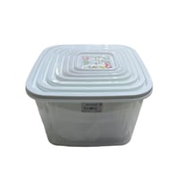 Square Plastic Storage Box - Image 1
