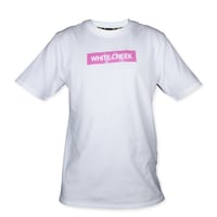 WHITE CHEEK T-shirt (white/pink) - Image 1
