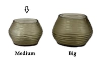T-Light oval medium holder, light smoke - صورة 9