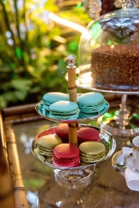 Medium Appetizer Bamboo Stand - صورة 7