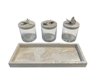 Luxury Decorative Pearl Oyster Shell Set (4 Pieces) - صورة 3