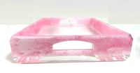 Rectangular Pink Tray with handles - صورة 6