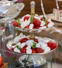 Medium Appetizer Bamboo Stand - صورة 1