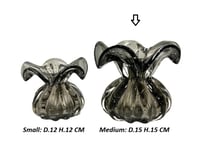 Murano Crystal Vase, Medium - صورة 6