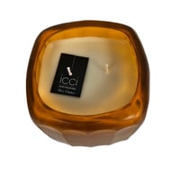Scented candle medium square rounded vase - صورة 5