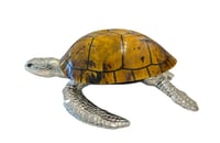 Large Sea Turtle Tiger Color Shell Box - صورة 3
