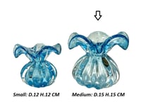 Murano Crystal Vase, Medium - صورة 5