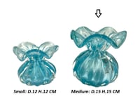 Murano Crystal Vase, Medium - صورة 5