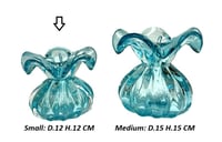 Murano Crystal Vase, Small - صورة 4