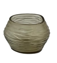 T-Light oval big holder, light smoke color - Image 2