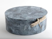 Oval Dragonfly Box – Prussian Blue - صورة 1