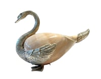 Large Decorative Swan made of sea shell - صورة 7