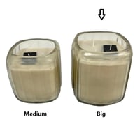 Scented candle big square rounded vase - صورة 8