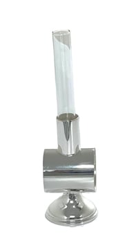 Set of 6.Napkins & 6.Flowers Glass Tubes Holder - صورة 2