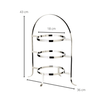 Three Tiers Plates Holder - صورة 3
