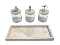 Luxury Decorative Pearl Oyster Shell Set (4 Pieces) - صورة 6
