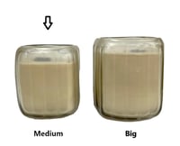 Scented candle medium square rounded vase - صورة 5