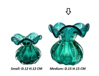 Murano Crystal Vase, Medium - صورة 5