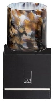 شمعة وسط معطرة مع مزهرية / Medium Scented Candle with Crystal Vase - صورة 1