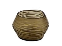 T-Light oval medium holder, copper smoke - صورة 3