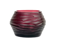 T-Light oval big holder, purple color - صورة 2