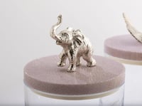 Luxury Decorative Shagreen Leather/Lavender Set (5 Pieces) - صورة 6