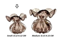 Murano Crystal Vase, Small - صورة 4