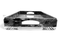 Rectangular Grey Tray with handles - صورة 4