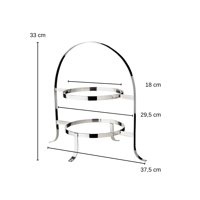 Two Tiers Plates Holder - صورة 4