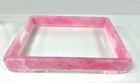 Rectangular Pink Tray with handles - صورة 8