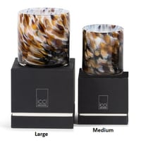 شمعة وسط معطرة مع مزهرية / Medium Scented Candle with Crystal Vase - صورة 2