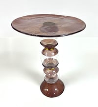 Set of glass 3 stands with plates - صورة 11