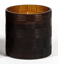 شمعة وسط معطرة مع مزهرية / Medium Scented Candle with Crystal Vase - صورة 2