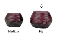 T-Light oval big holder, purple color - صورة 10