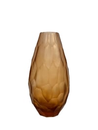 Elegant glass vase for holding flowers - صورة 2