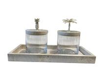 Luxury Decorative Pearl Oyster Shell Set (3 Pieces) - صورة 1