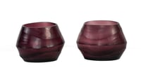 T-Light oval medium holder, purple color - صورة 5
