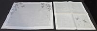 Flowers & Butterflies Design Placemats with Napkins Set For 12.Persons - صورة 3